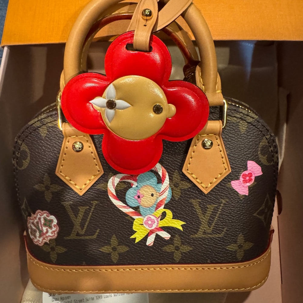 Sold_Louis Vuitton Nano Alma Candy Factory with Vivienne Mascot